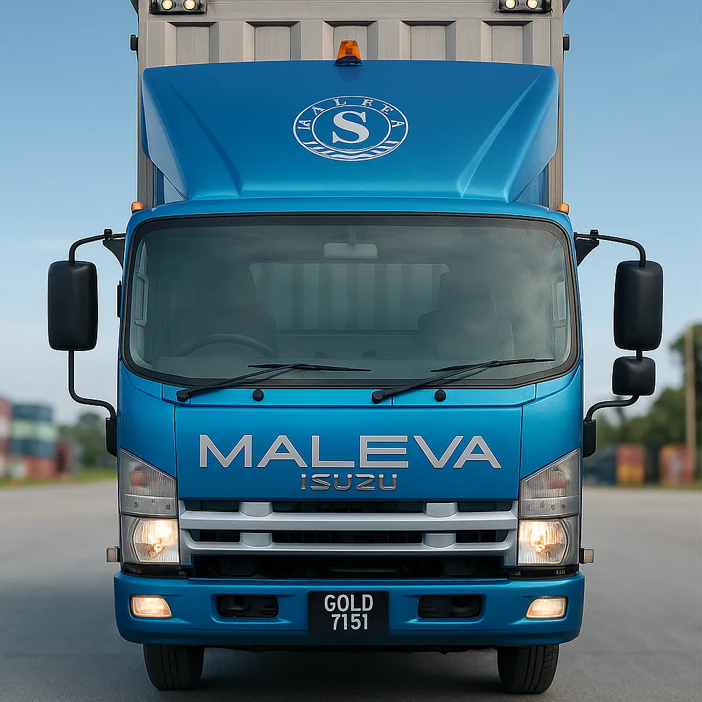 Owned warehouses, trucks, and cranes powering Maleva operations